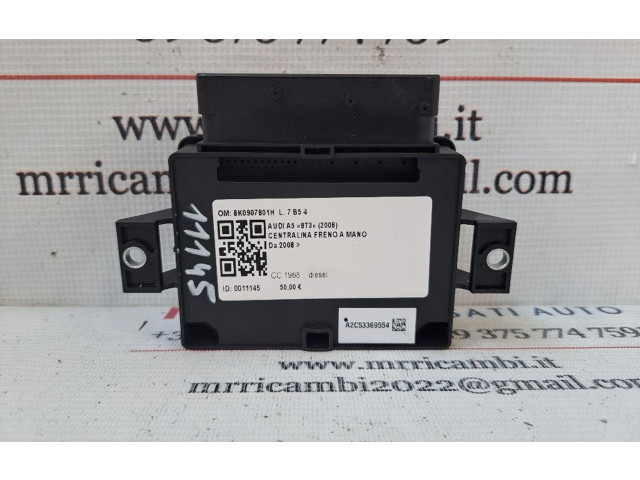 Модуль управления ручным тормозом 8K0907801H, 8K0907801H Audi A5 Sportback 8TA