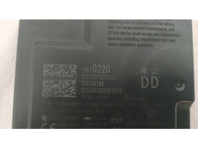 Блок управления 0228133663, 13510220 Buick Encore I