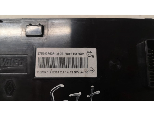 Блок управления климат-контролем 275102769R, E1067995 Renault Scenic III Grand scenic III