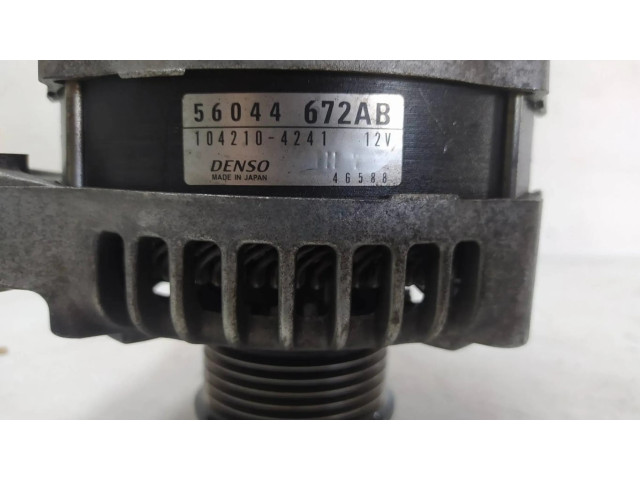 Генератор 56044672AB Jeep Cherokee III KJ