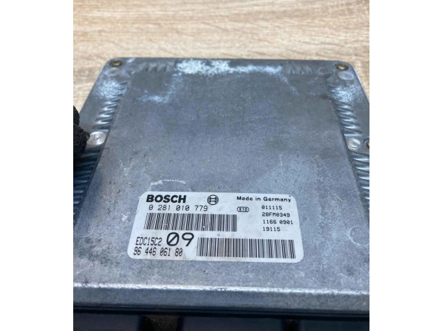 Řídící jednotka 9644606180, 0281010779 Peugeot 307 2001