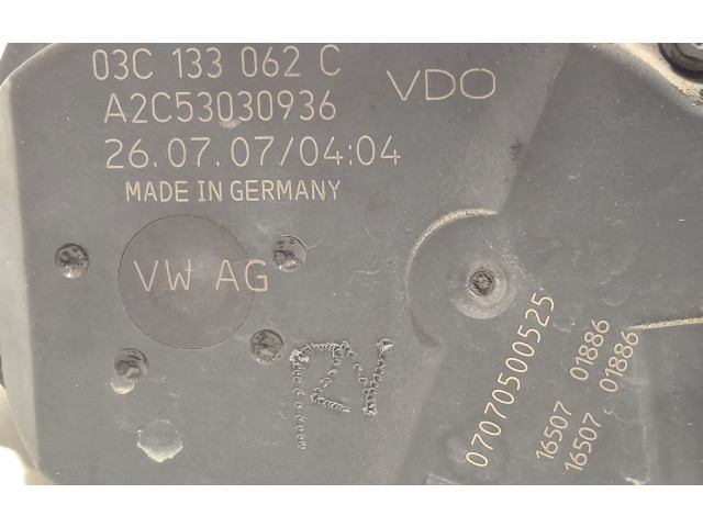 Дроссель 03C133062C, A2C53030936 Skoda Fabia Mk2 (5J) BXW