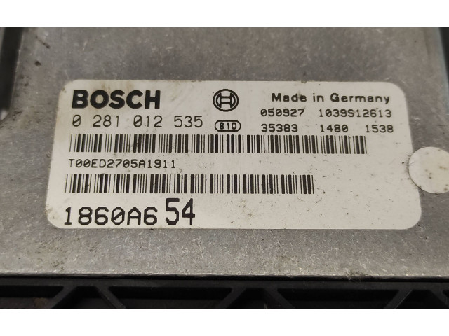 Блок управления двигателя 1860A654, 1039S12613 Mitsubishi Grandis