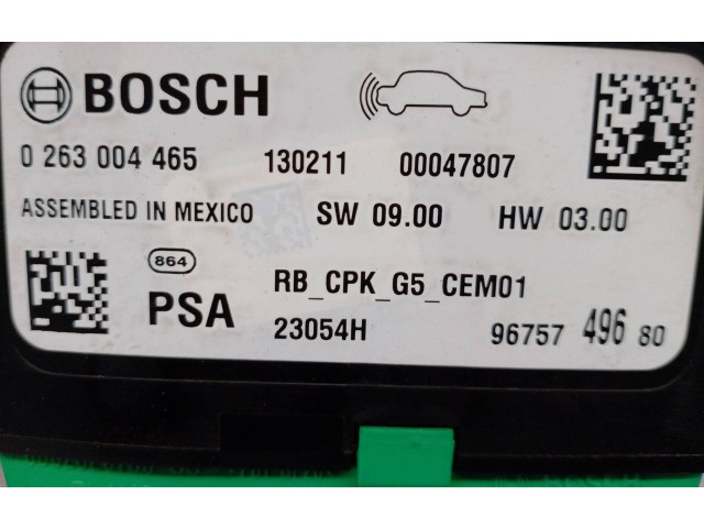 Блок управления 9675749680, 0263004465 Citroen C-Elysée