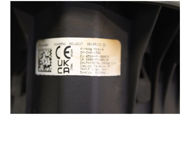 Подушка безопасности водителя 98185172   Peugeot Partner III