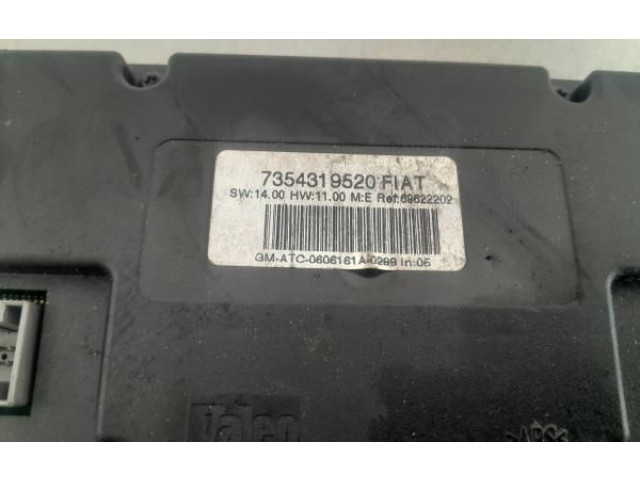 Блок управления климат-контролем 7354319520 Fiat Croma