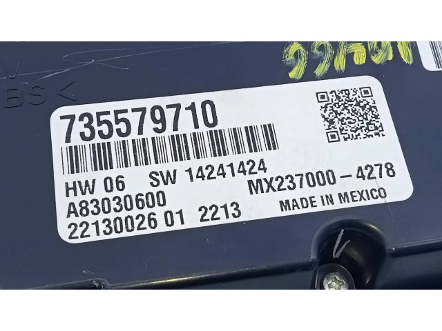 Блок управления климат-контролем 735579710, A83030600   Fiat 500L