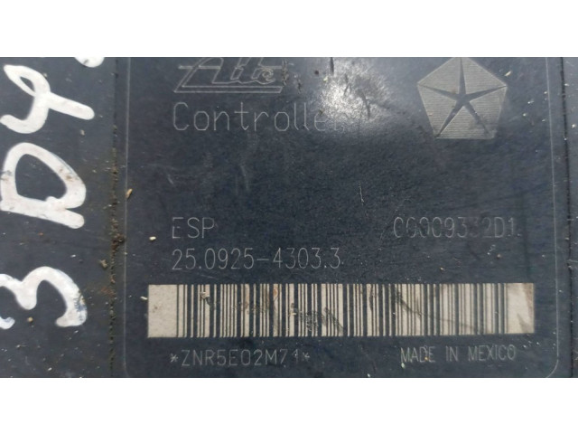 Блок АБС 00009332D1, 25092543033 Jeep Grand Cherokee (WK) 2005-2010 года