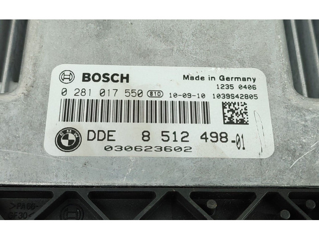 Řídící jednotka 0281017550, 851249801 BMW X1 E84 2010