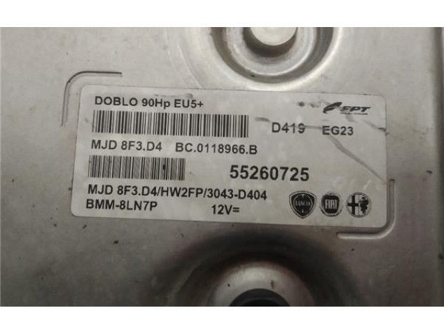 Блок управления 55260725, 55260725 Opel Combo D