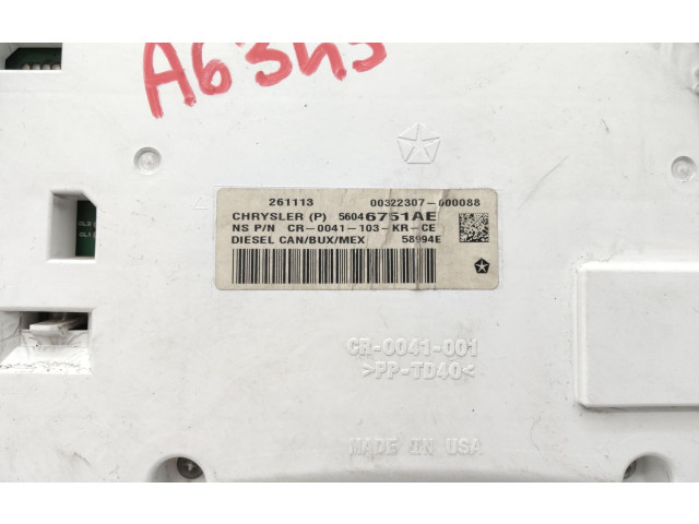 Панель приборов K68249007AD, 56046751AE Fiat Freemont
