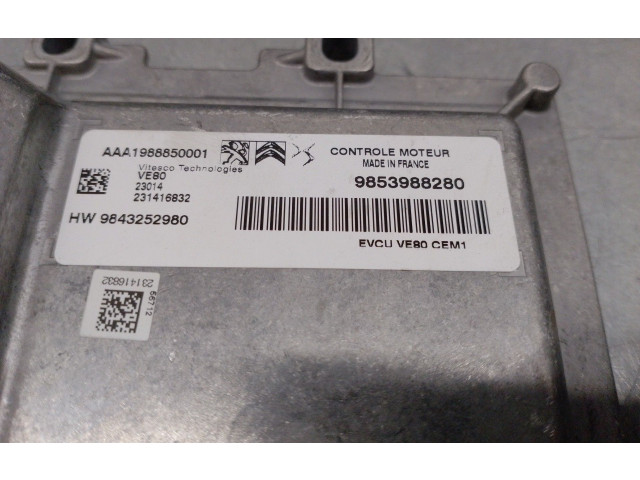 Řídící jednotka 9853988280, AAA1988850001 Citroen Berlingo 2023
