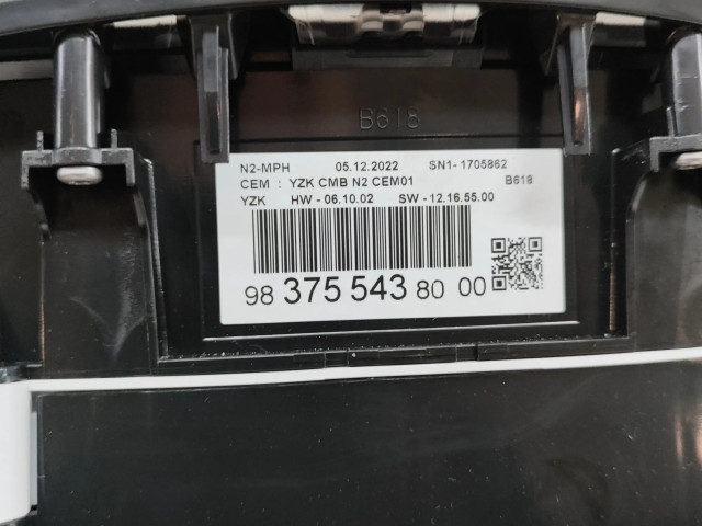 Přístrojová deska Citroen C3 2023 9837554380, 769167680U