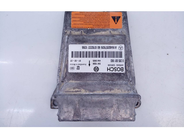 Блок подушек безопасности A1648207926, 0285001993 Mercedes-Benz ML W164