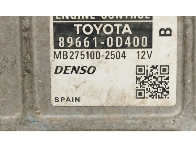 Řídící jednotka 89661-0D400, 89661-0D400 Toyota Yaris 2007