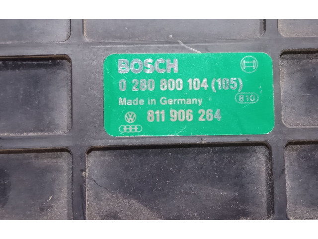 Блок управления двигателя 0280800104, 811906264 Audi 100 200 5000 C3