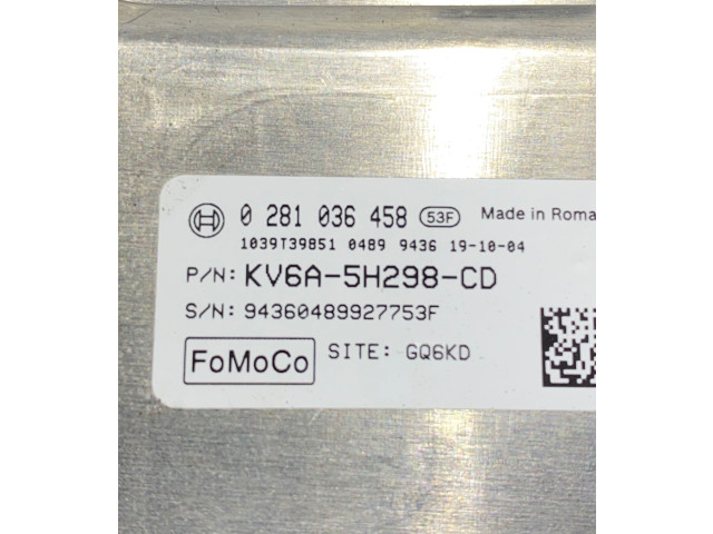 Блок управления KV6A5H298CD, 0281036458 Ford Transit Custom