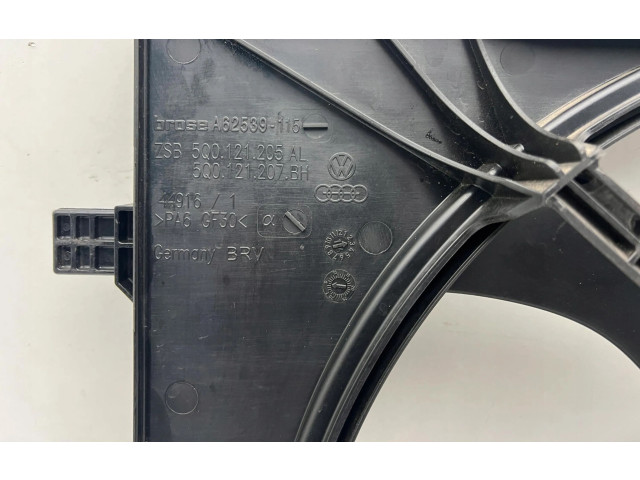 Вентилятор радиатора 5Q0121205AL Volkswagen Golf VII