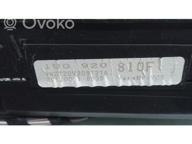 Панель приборов 1U0920810F, 110080058017   Skoda Octavia Mk1 (1U)       
