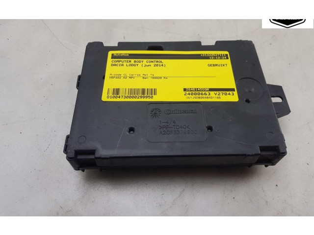 Блок управления 237106968R, 0090047   Dacia Lodgy