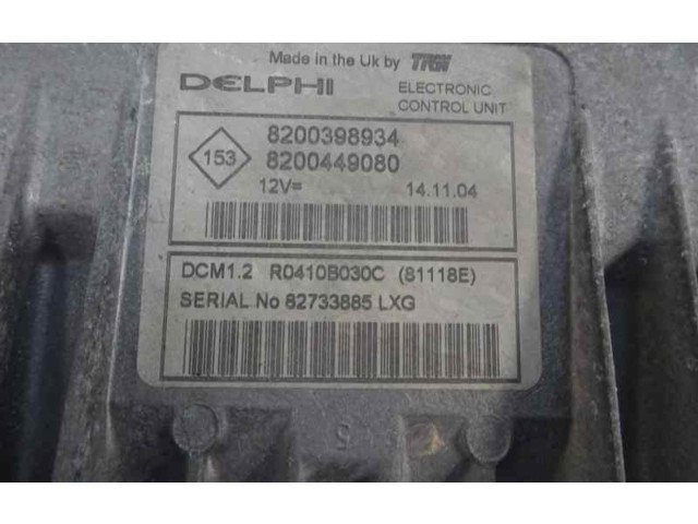 Řídící jednotka 8200398934 Renault Modus 2005