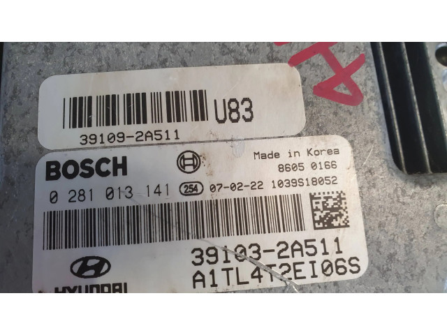 Блок управления двигателя 391092A511, 391032A511 Hyundai Getz