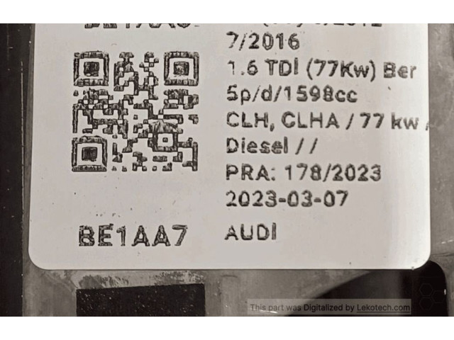 Дисплей    8V0857273M6PS   Audi A3 S3 8V