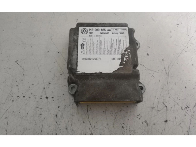 Блок подушек безопасности 1K0909605AA   Skoda Octavia Mk2 (1Z)