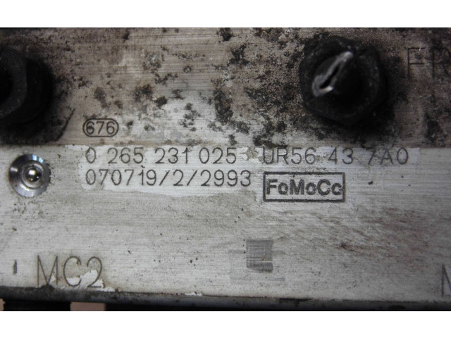 Блок АБС 0265800522, 0265231025 Ford Ranger 2007 - 2011 года