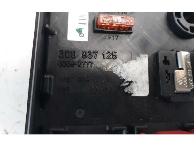 Pojistková skříňka Řídící jednotka BSM 3C0937125 Volkswagen Passat Alltrack 2007