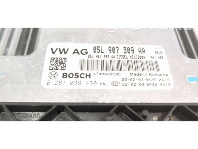 Блок управления двигателя 05L907309AA, 0281039430 Skoda Octavia Mk4