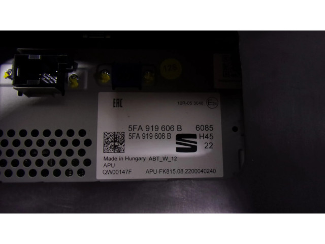 Дисплей 5FA919606B041, 5FA919606B Cupra Leon