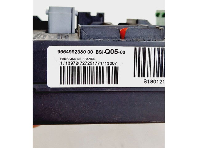 Pojistková skříňka Řídící jednotka BSM 9664992380, BSIQ0500 Peugeot 508 2013