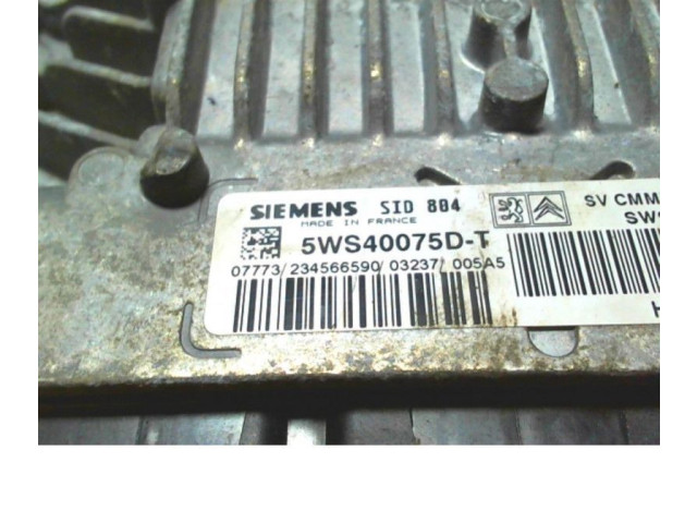 Блок управления 5WS40075DT, 5WS40075DT Citroen C2