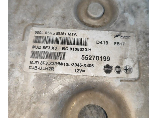 Блок управления впрыском MJD8F3X3, 199B4000   Fiat 500L