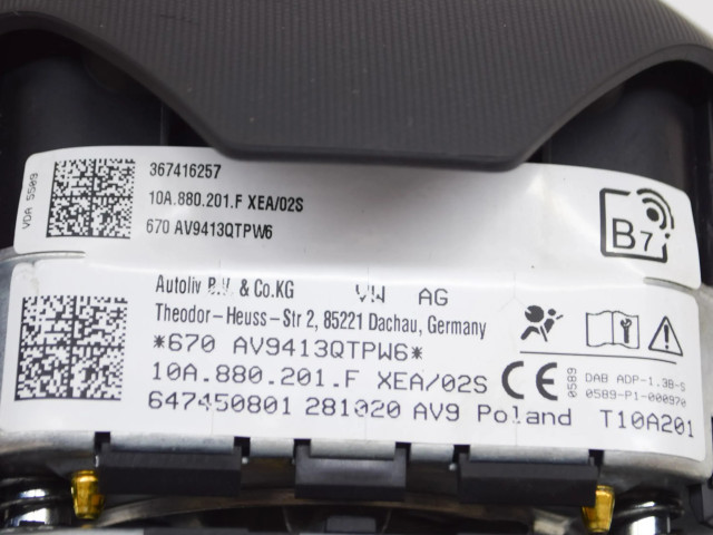 Подушка безопасности водителя 10A880201F Volkswagen ID.3