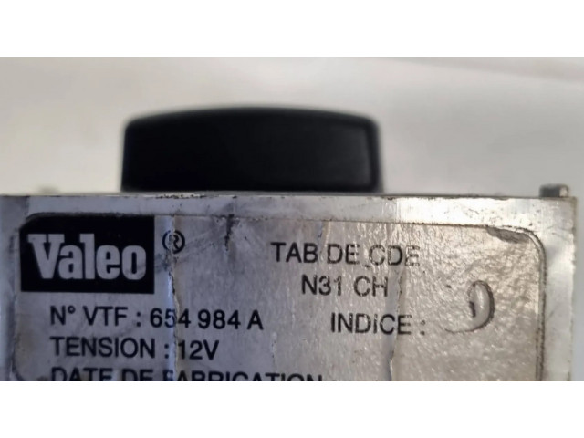 Блок управления климат-контролем 654984A Citroen Berlingo