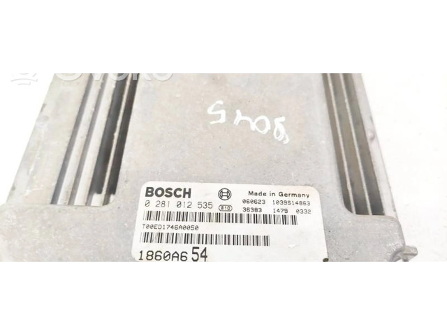 Блок управления двигателя 1860A654, 0281012535   Mitsubishi Grandis