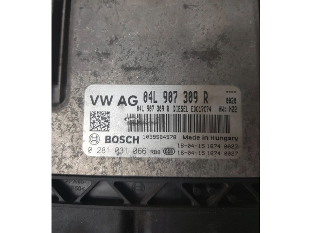 Блок управления двигателя 04L907309R, 0281031066   Audi A3 S3 8V