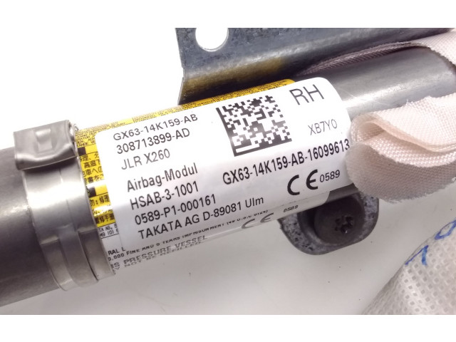 Боковая подушка безопасности GX6314K159AB, 308713899AD Jaguar XF X260