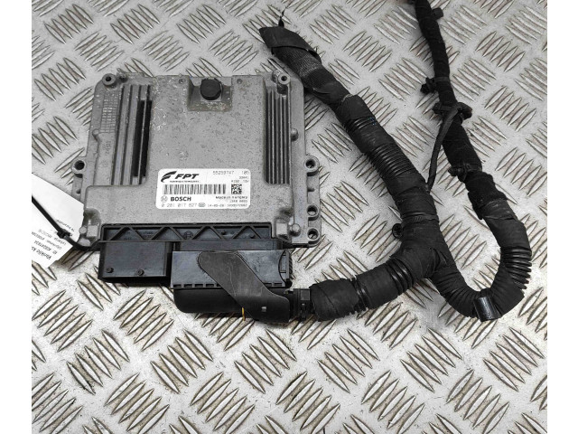 Блок управления двигателя 55259747, 0281017827   Fiat 500L