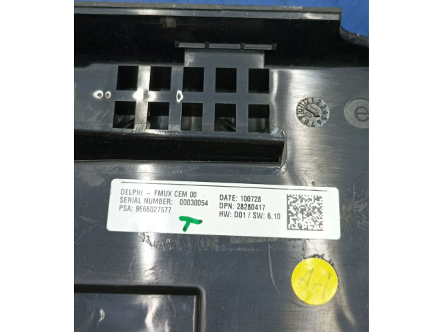 Блок управления климат-контролем 9666027577, 28280417   Citroen DS4