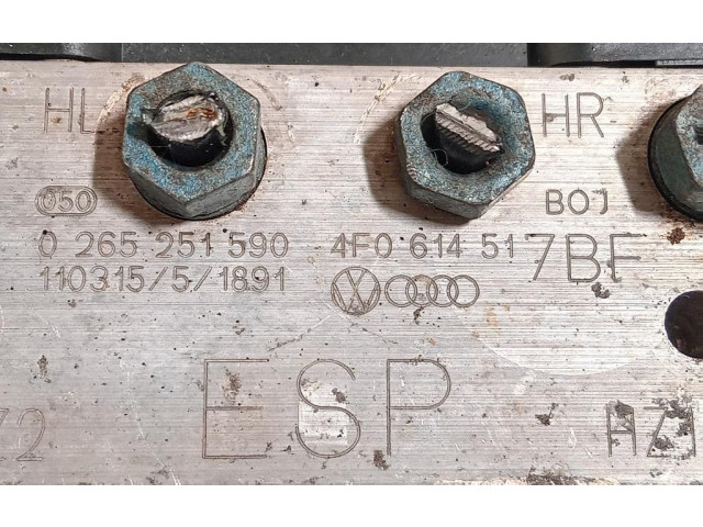 Блок управления АБС 4F0614517BF, 4F0614517BF Audi A6 S6 C6 4F