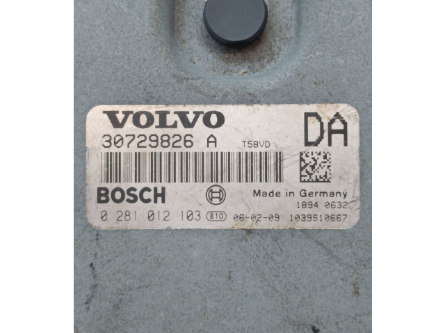 Блок управления двигателя 30729826A, 1039S10667   Volvo XC90