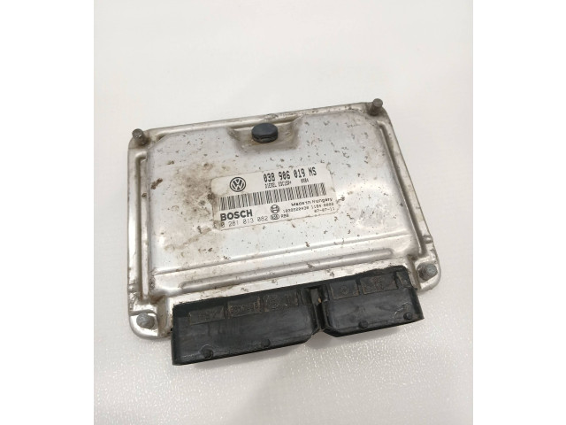 Блок управления двигателя 038906019NS, 1039S20430 Skoda Fabia Mk2 (5J)