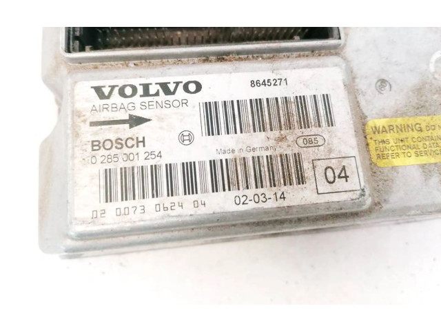 Блок подушек безопасности 0285001254, 8645271 Volvo V70
