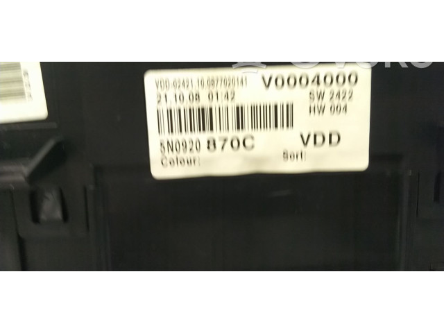 Přístrojová deska Volkswagen Tiguan 2009 5N0920870C, 5N0920870CX