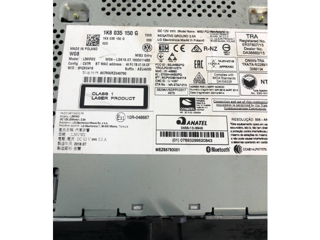 Pojistková skříňka 1K8035150G Volkswagen Caddy 2015