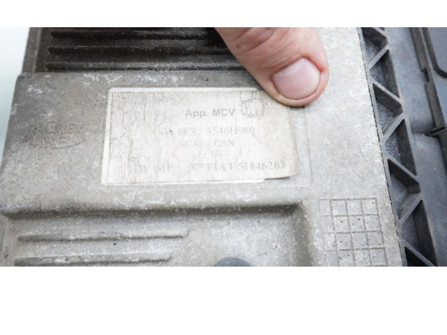 Блок управления двигателем Блок управления 51846262, 51846262 Fiat Qubo