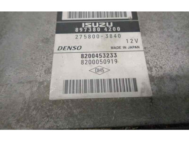 Řídící jednotka 8200453233, 8973804200 Renault Vel Satis 2002